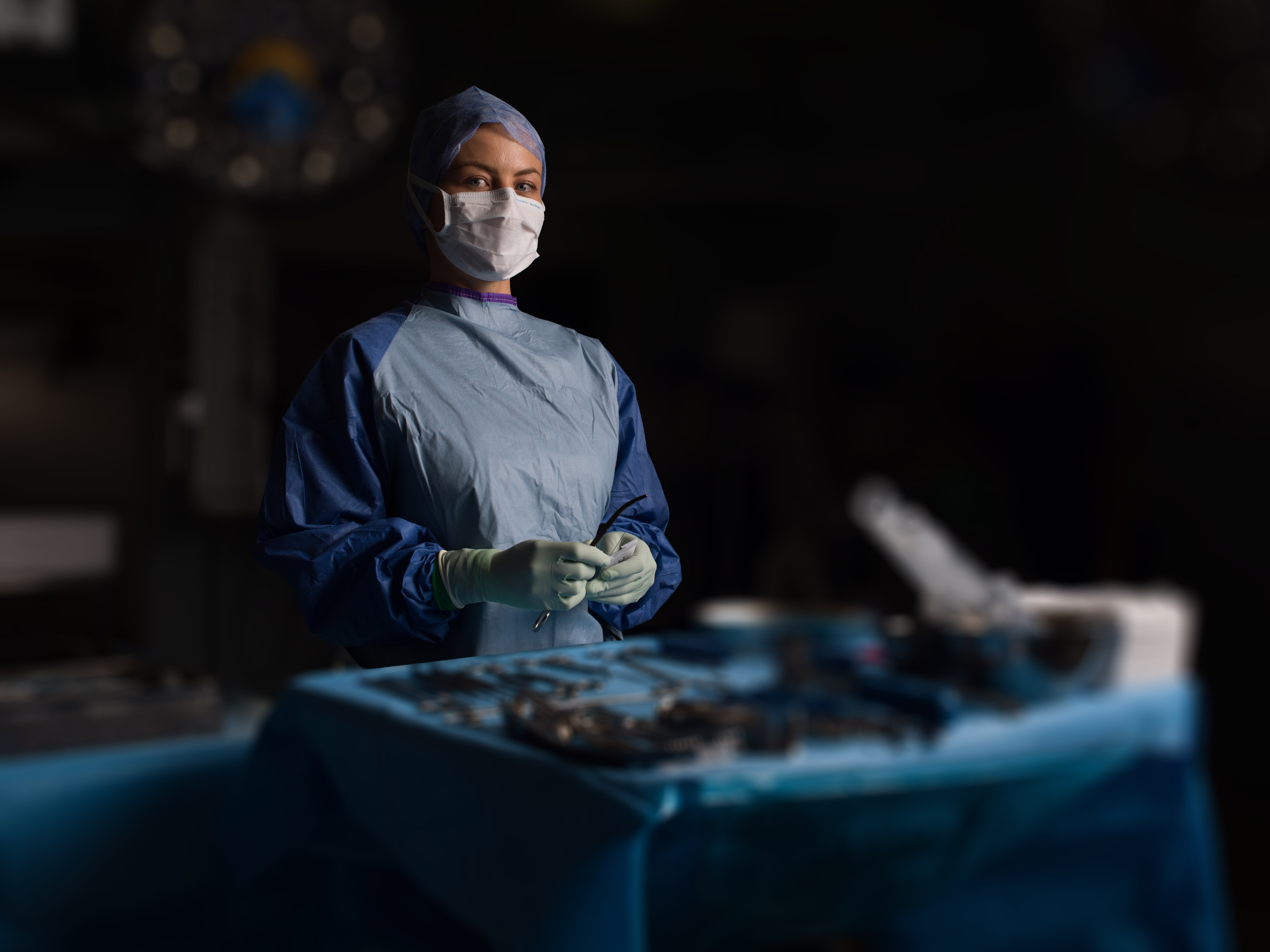 Operationssaal mit chirurgischem Team